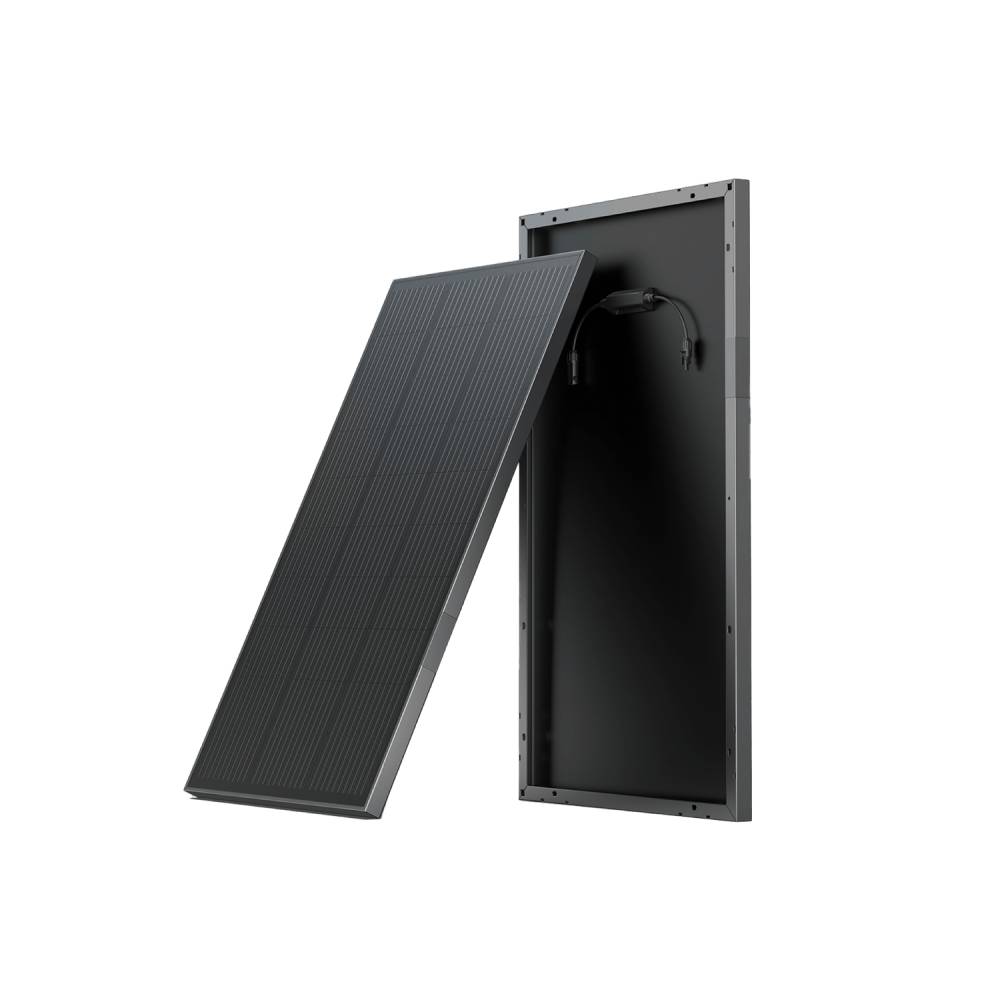 EcoFlow ZMS331 23 inch 100W Rigid Solar Panel, in Black