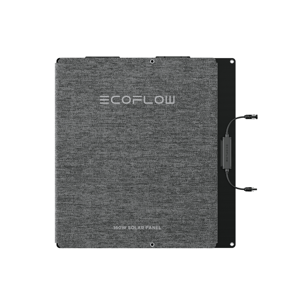 EcoFlow EFSOLAR160W 160W Portable Solar Panel, in Black