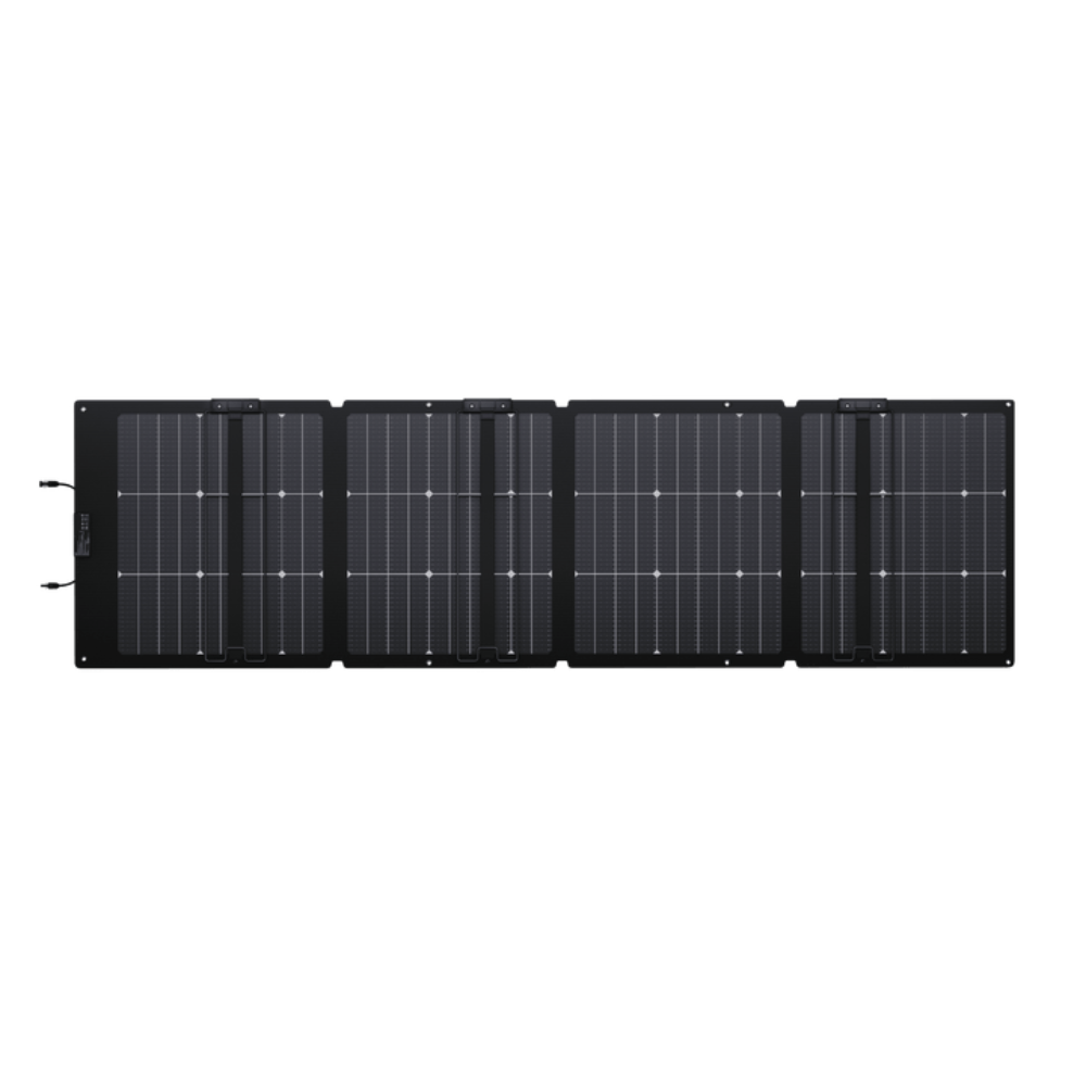 EcoFlow EFSOLAR220W 220W Bifacial Portable Solar Panel, in Black
