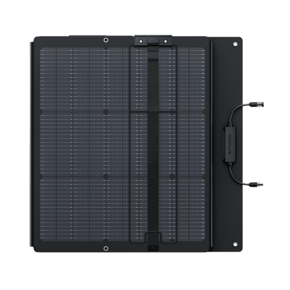 EcoFlow EFSOLAR220W 220W Bifacial Portable Solar Panel, in Black