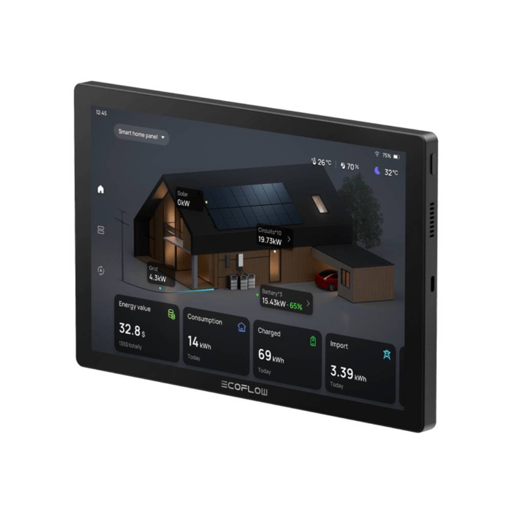 EcoFlow EFPowerInsightUS PowerInsight Home Energy Manager, in Black