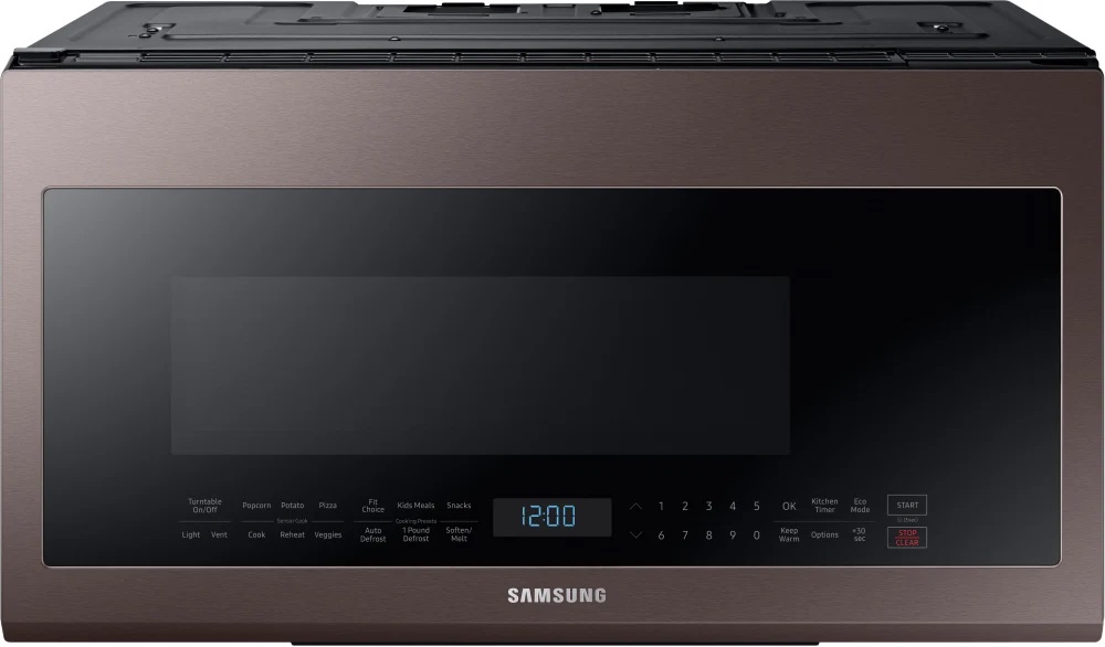Samsung ME21M706B 30" 2.1 Cu. Ft. Over-The-Range Microwave with 300 CFM, Wi-Fi Connect, Glass Touch Control, LED Lighting