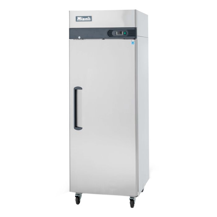 Migali C1RHC 29 inch Commercial 1 Door Reach-In Refrigerator with 23 cu. ft. Capacity, 1/6 Horsepower, in Stainless Steel