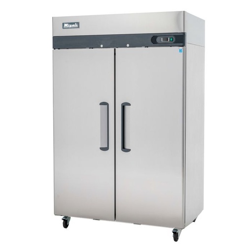 [C2RHC] Migali C2RHC Competitor Series 52 inch Commercial 2-Door Reach-In Refrigerator with 49 cu. ft. Capacity, 1/3 Horsepower, in Stainless Steel