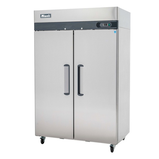 [C2FHC] Migali C2FHC Competitor Series 52 inch Commercial 2-Door Reach-In Freezer with 49 cu. ft. Capacity, 1/5 Horsepower, in Stainless Steel