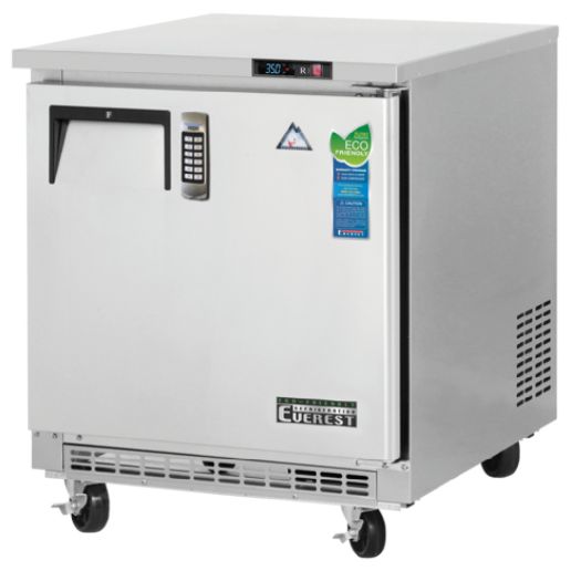 Everest ETBF1LAB 28 inch Commercial 1 Section Swing Solid Self Closing Door Laboratory Freezer with 7.5 Cu. Ft. Capacity, 1/3 Horsepower, in Stainless Steel