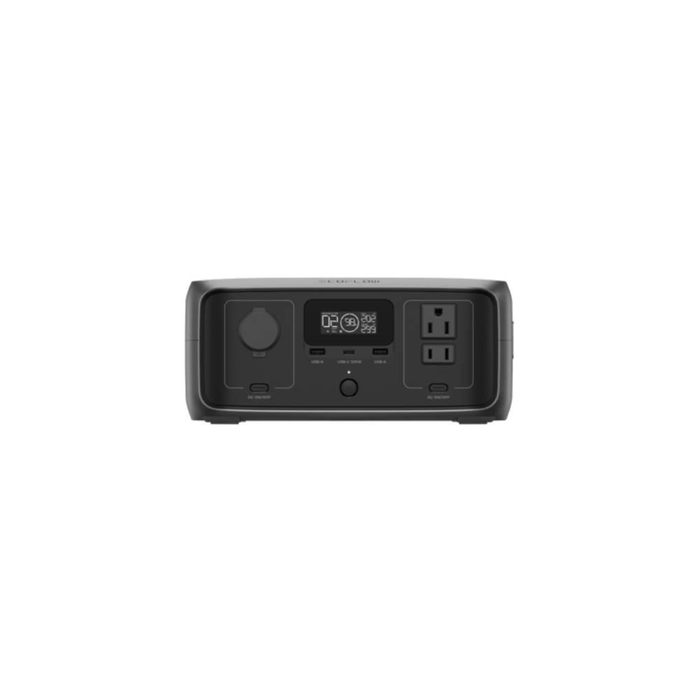 EcoFlow EFRIVER3US RIVER 3 Portable Power Station, in Black