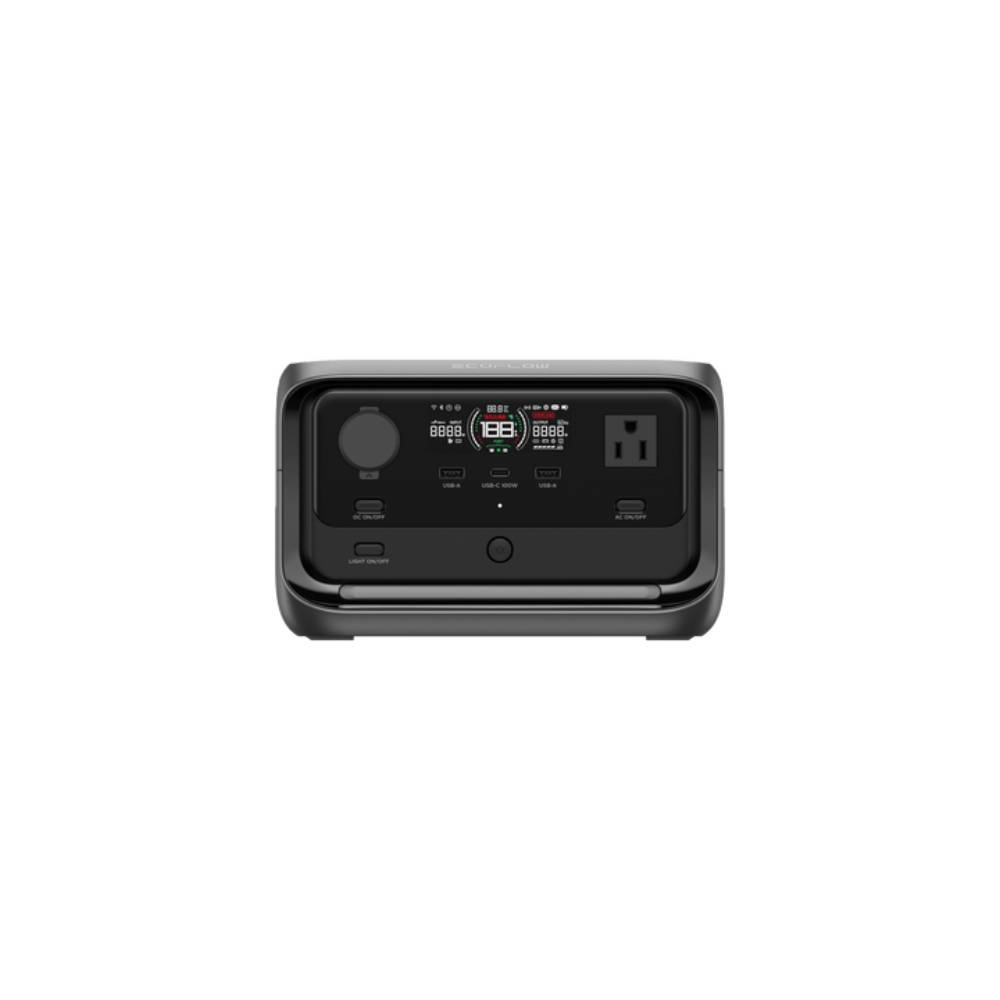 EcoFlow EFRIVER3PlusUS RIVER 3 Plus Portable Power Station, in Black