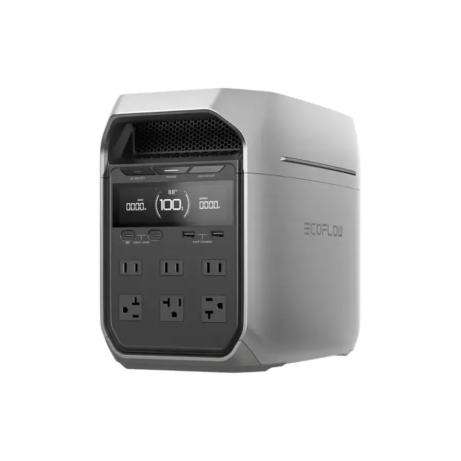 EcoFlow EFDELTA3PUS DELTA 3 Plus Portable Power Station, in Black