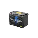 EcoFlow EF12V100AhBPUS 7 inch Lithium 12V 100Ah Deep Cycle LiFePO4 Battery, IP65 Waterproof, Low-Temp Cut-off, Flame-Retardant Casing, in Black