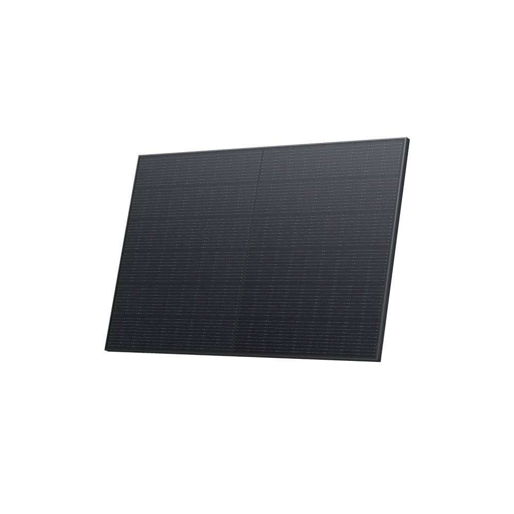 EcoFlow ZPTSP300 45 inch 400W Rigid Solar Panel, in Black