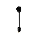 EcoFlow EFLGeneratorChargingAdapter EcoFlow AC Generator Charging Adapter, in Black
