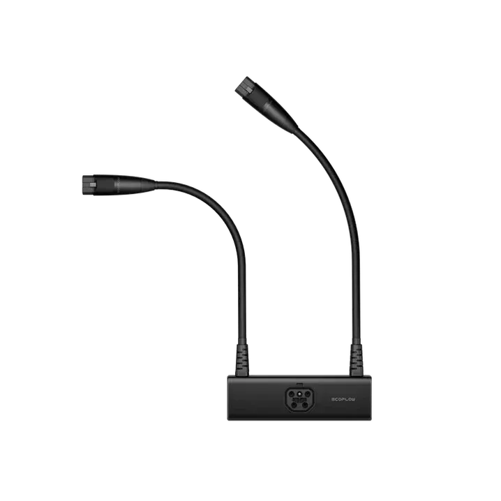 EcoFlow EFADOUBLEVOLTAGEHUBUS EcoFlow Double Voltage Hub- Power Input/Output (DELTA Pro+SHP2), in Black