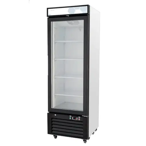 [C12RMHC] Migali C12RMHC Competitor Series 25 inch Commercial One Section Glass Door Merchandiser Refrigerator with 12 cu.ft. Capacity, 1/6 Horsepower