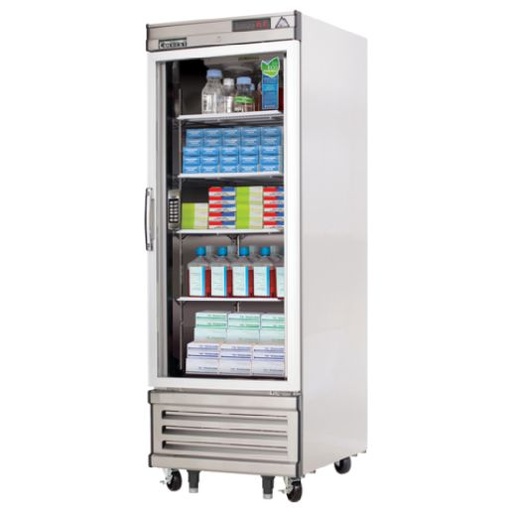 [EBGWR1LAB] Everest EBGWR1LAB 30 inch Commercial Single Swing Glass Door Laboratory Refrigerator with 23 Cu. Ft. Capacity, 1/3 Horsepower, in Stainless Steel