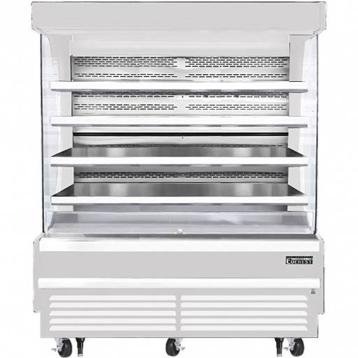 [EOMV72W35T] Everest EOMV72W35T 74 inch Commercial Vertical Air Curtain Merchandiser Refrigerator with 37 Cu. Ft. Capacity, 2 Horsepower, in White