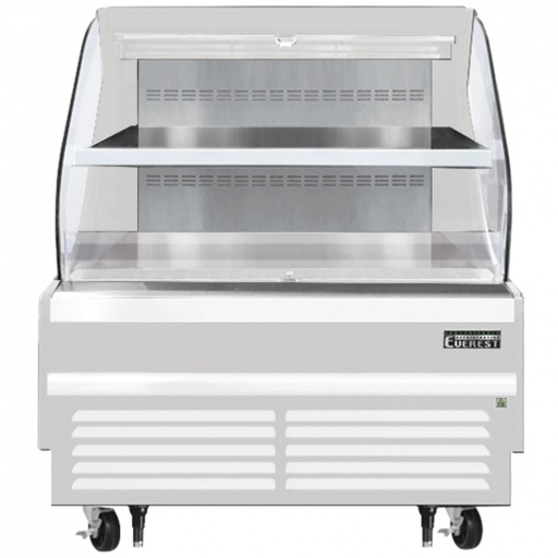 [EOMH48W35T] Everest EOMH48W35T 48 inch Commercial Horizontal Open Air Merchandiser Refrigerator with 9.7 Cu. Ft. Capacity, 1 Horsepower, in White
