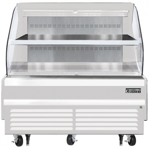 [EOMH60W35T] Everest EOMH60W35T 60 inch Commercial Horizontal Open Air Merchandiser Refrigerator with 12.3 Cu. Ft. Capacity, 1 Horsepower, in White