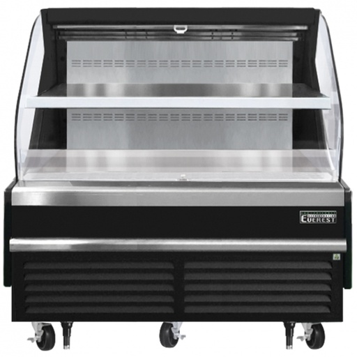 [EOMH60B35T] Everest EOMH60B35T 60 inch Commercial Horizontal Air Curtain Merchandiser Refrigerator with 12.3 Cu. Ft. Capacity, 1 Horsepower, in Black