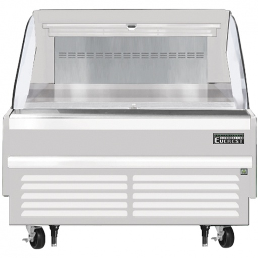 [EOMH48W35S] Everest EOMH48W35S 48 inch Commercial Horizontal Open Air Merchandiser Refrigerator with 7.3 Cu. Ft. Capacity, 1 Horsepower, in White